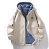 Men's Autumn and Winter New Cashmere Thickened Cotton Coat