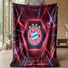 FC Bayern München Thema Decke Weiche Flanelldecke Plüsch Überwurfdecke Gemütliche Sofa Bett Decke für Heimdekoration