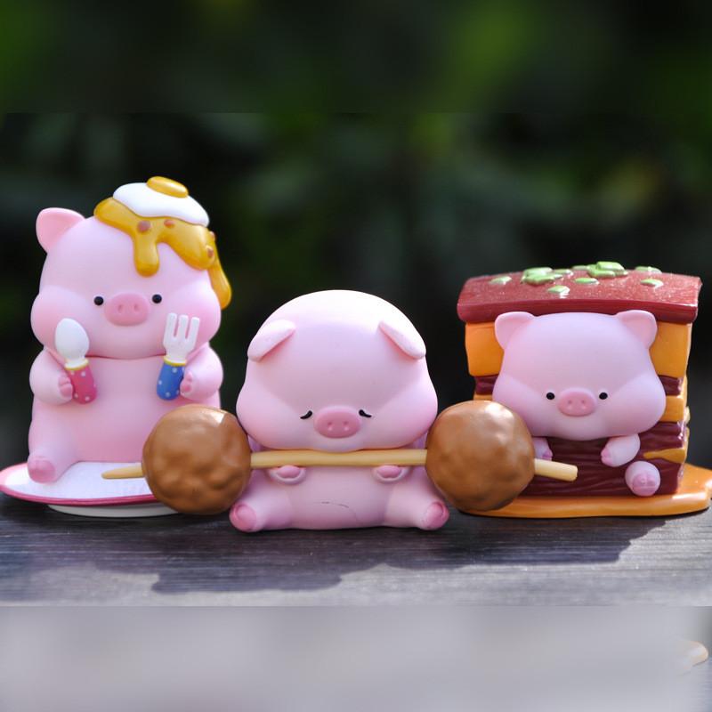 Pig Pvc Toys Action Figure Model For Home Office Displays Gifts Decorations