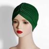 New Women Solid Color Hijab Turban Cancer Beanie Bonnet Inner Hijabs Cap Hair Loss Chemo Hat Elastic Head Cap Muslim Indian Hat