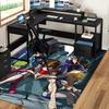 1 Stück Saint Seiya Anime Cartoon Design Bürostuhlmatte Rutschfester Teppich Geeignet für Wohnkultur Wohnzimmer Schlafzimmer Spielzimmer Geburtstagsgeschenk Alle Jahreszeiten