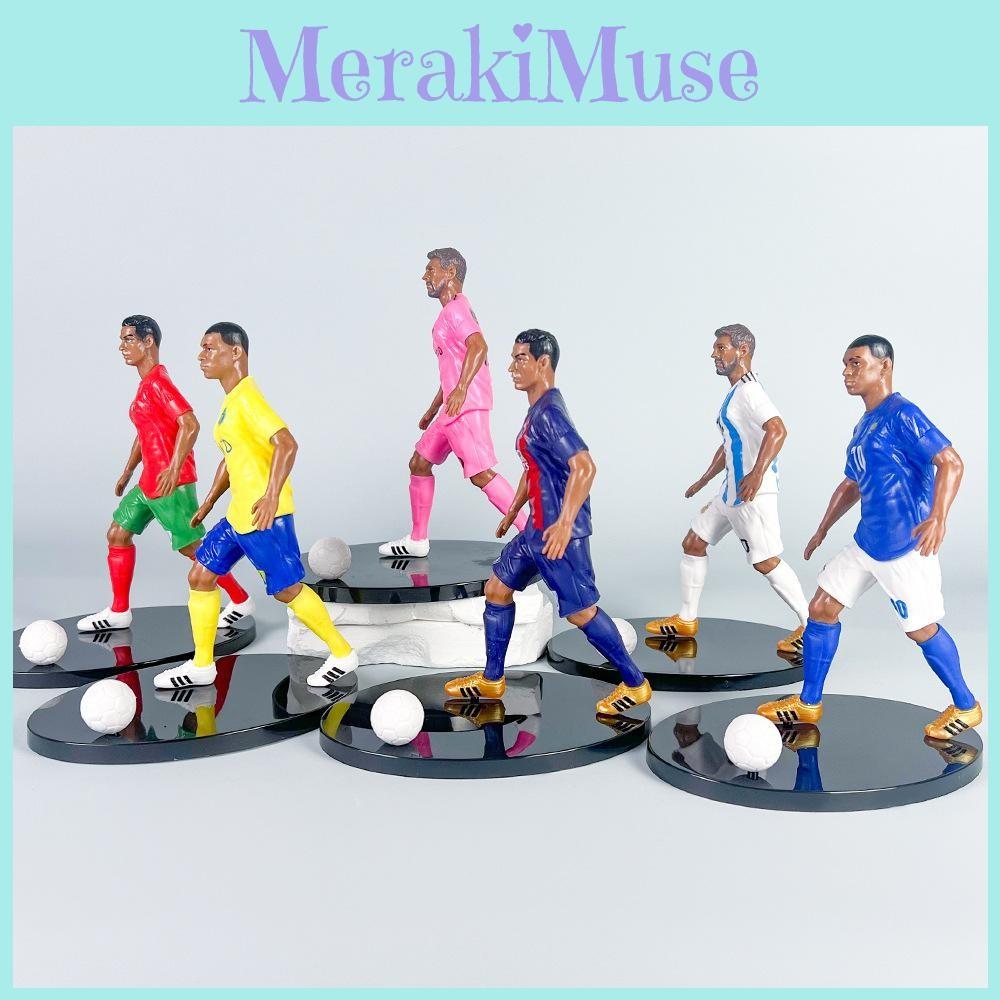 Cristiano Messi Neymar Ronaldo Football Star Model Set Desktop Decoration