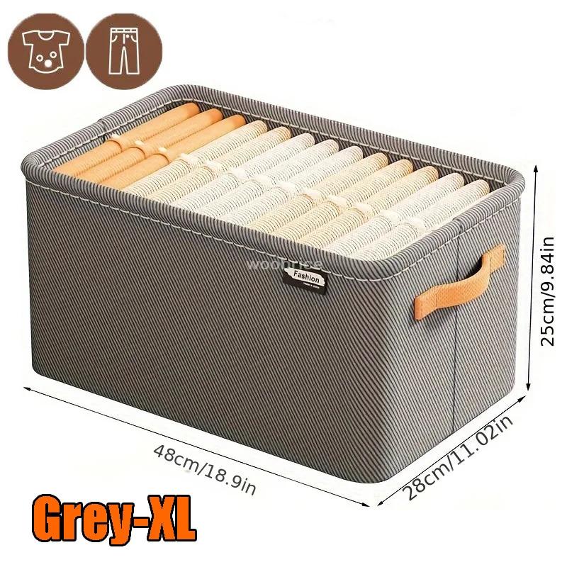 3pcs Clothes Storage Bags Portable Household Clothing Organizer Home Foldable Dust-proof Quilt Storage Container Storage Box