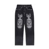 TRUERELIGION Bomber Denim Pants_Washed Black