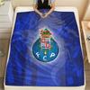 Logo FC Porto, vzorovaná flanelová deka, Vysoká kvalita, Pohodlná pro všechna roční období, Domácí dekorace, Teplo a pohodlí, Ideální pro dárky.
