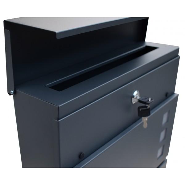 CRUZ GRAPHITE LETTERBOX - SKL SKR 0704