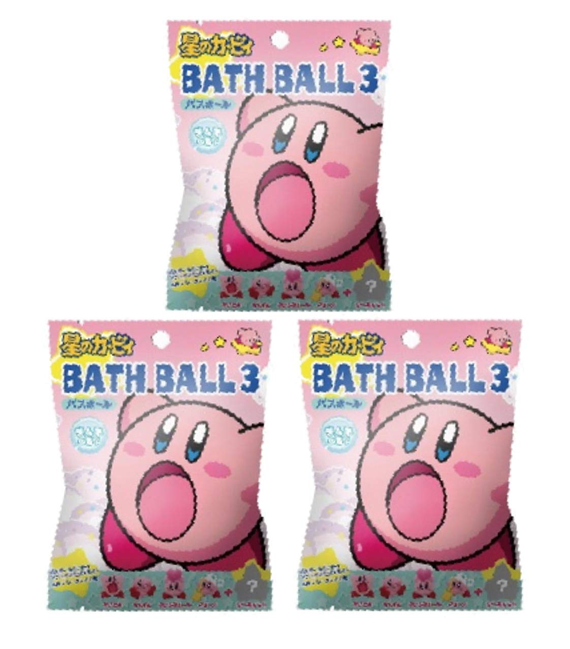 

Kirby Bath Salts Bath Ball 3 with Mascots of Pop-out [Set 3]