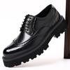 2026 Men Leather Golf Shoes Fashion Brogue Golfer Footwears Comfortable Wear-resisting Casual Sneakers Outdoor Golfing Sneakers