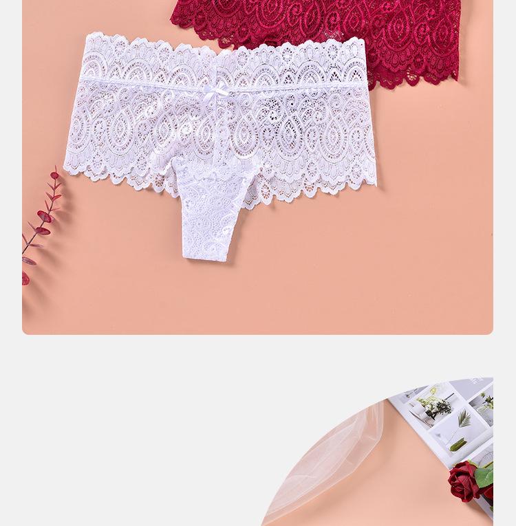 Perizoma di pizzo da donna taglia forte: Mutandine in Cotone Ultrasottili e Sexy per Stili Europei e Americani
