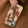 Phone Case for Apple iPhone 17 Air 11 Pro Max XS XR 13 16 15 Plus 16e 12 14 Soft Cover Capa Fashion Rust