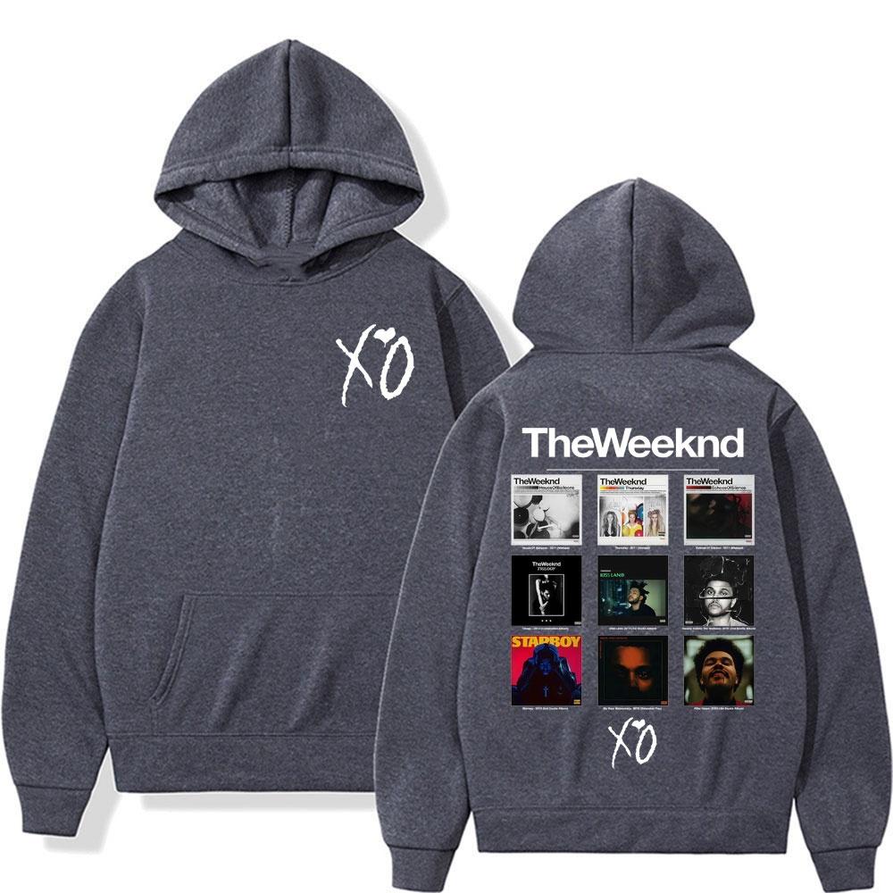 Rapper The Weeknd Album Cover Grafik Hoodie Winter Herren Damen Baumwolle Mode Pop Komfort Hoodie