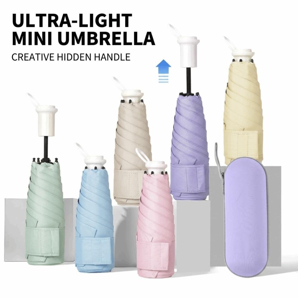 Ultraviolet Protection Pocket Rain Umbrella Ultralight Sun Umbrella Sun Shade Umbrella Summer