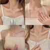 Trendy Heart-shaped Double-layer Pearl Necklace For Women 2022 New Design Minimalist And Versatile Accessory Alloy)