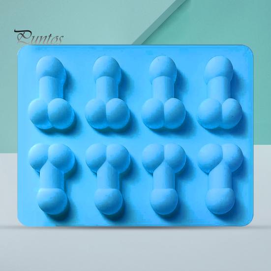 Non Stick Cake Mold Flexible Food Grade Unique Sexy Penis Ice Cube Mold Household Supplies