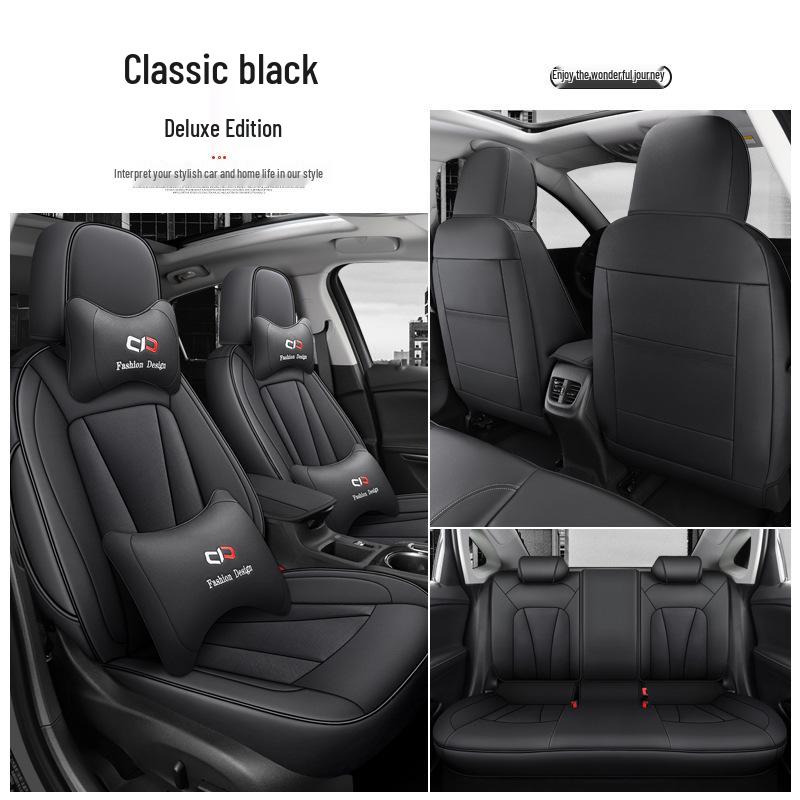 Four Seasons Universal Buick Verano Wear-Resistant Leather Car Seat Cover