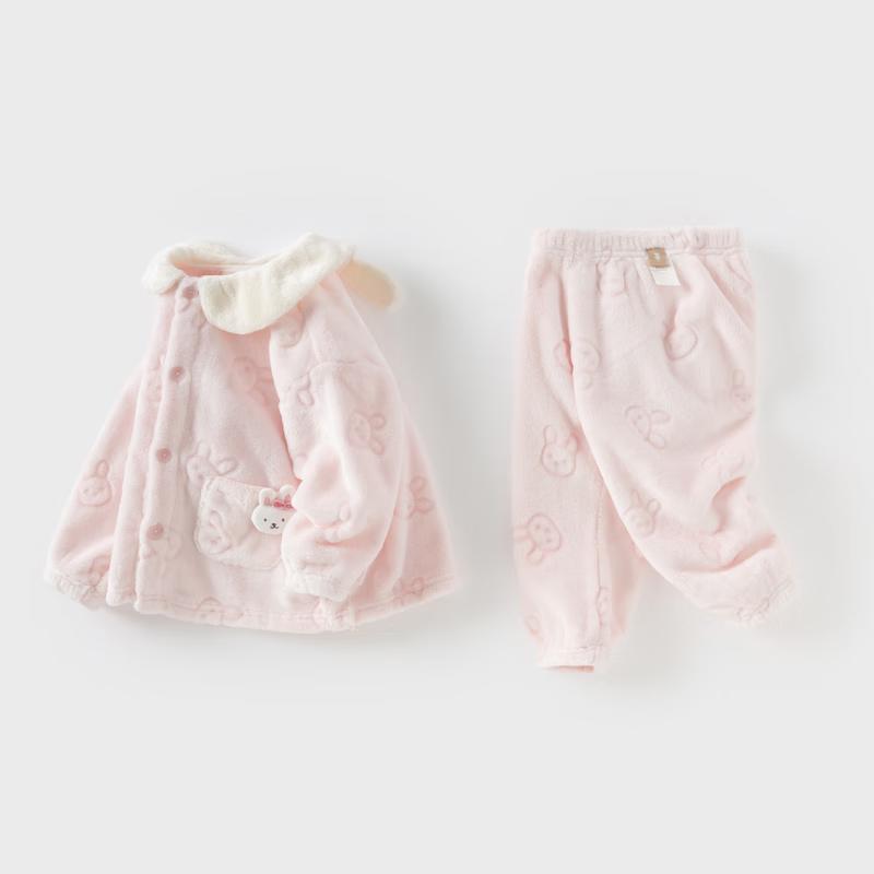 David Bella Kids Coral Fleece Pajama Set