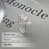 Cuiyan S925 Silber Doppelter Schmetterling Offener Ring - Schmuck im koreanischen Stil für Frauen