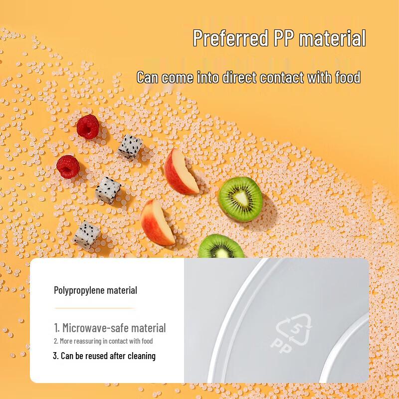 Disposable Round Food Containers with Lids