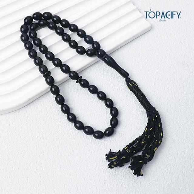 Palestina 45-korálkový ruční modlitební růženec - Islámské chválicí korálky