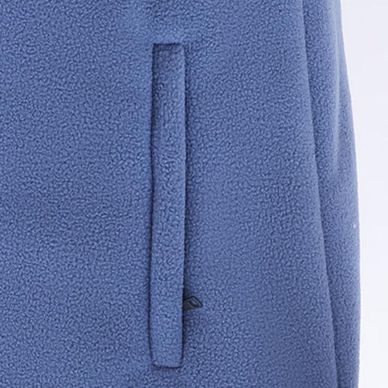JEEP SPIRIT Men's Striped Stand Collar Fleece Jacket