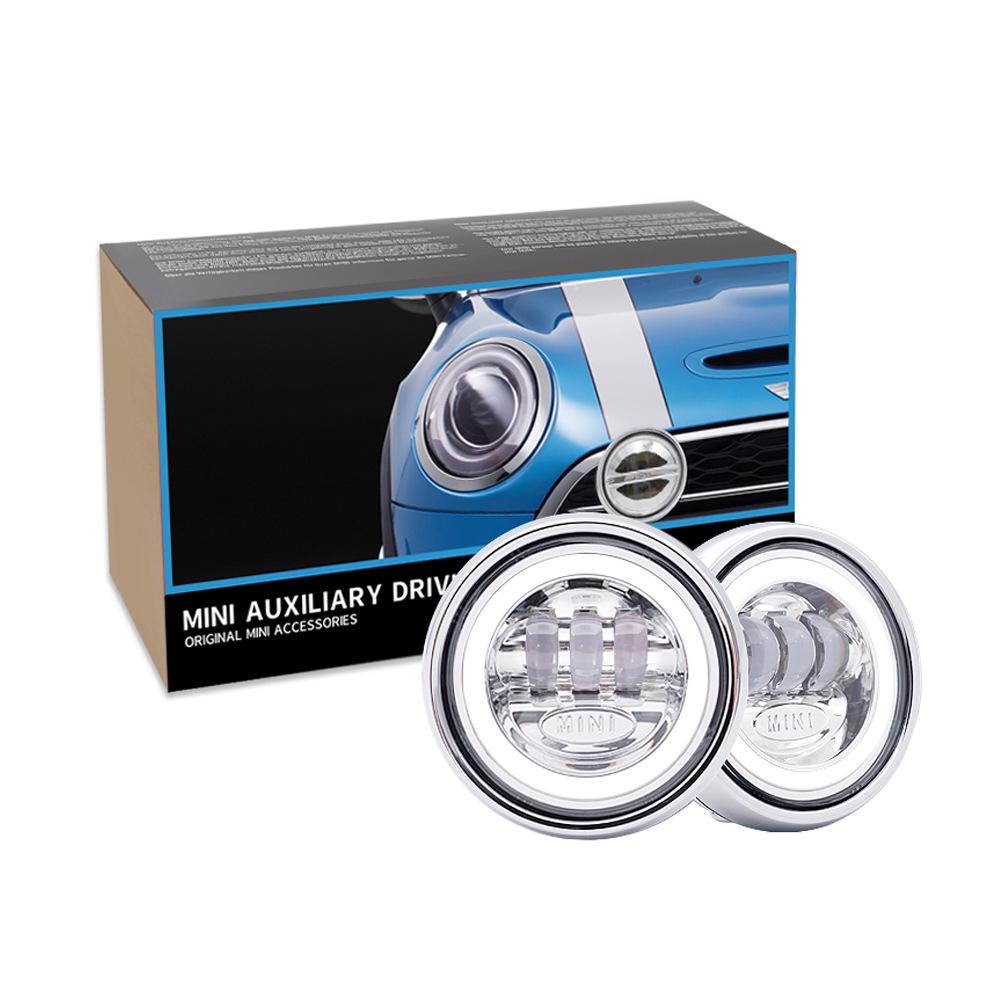 

LED Round Halo Daytime Running Light with Bracket for BMW Mini Middle Grille Rally