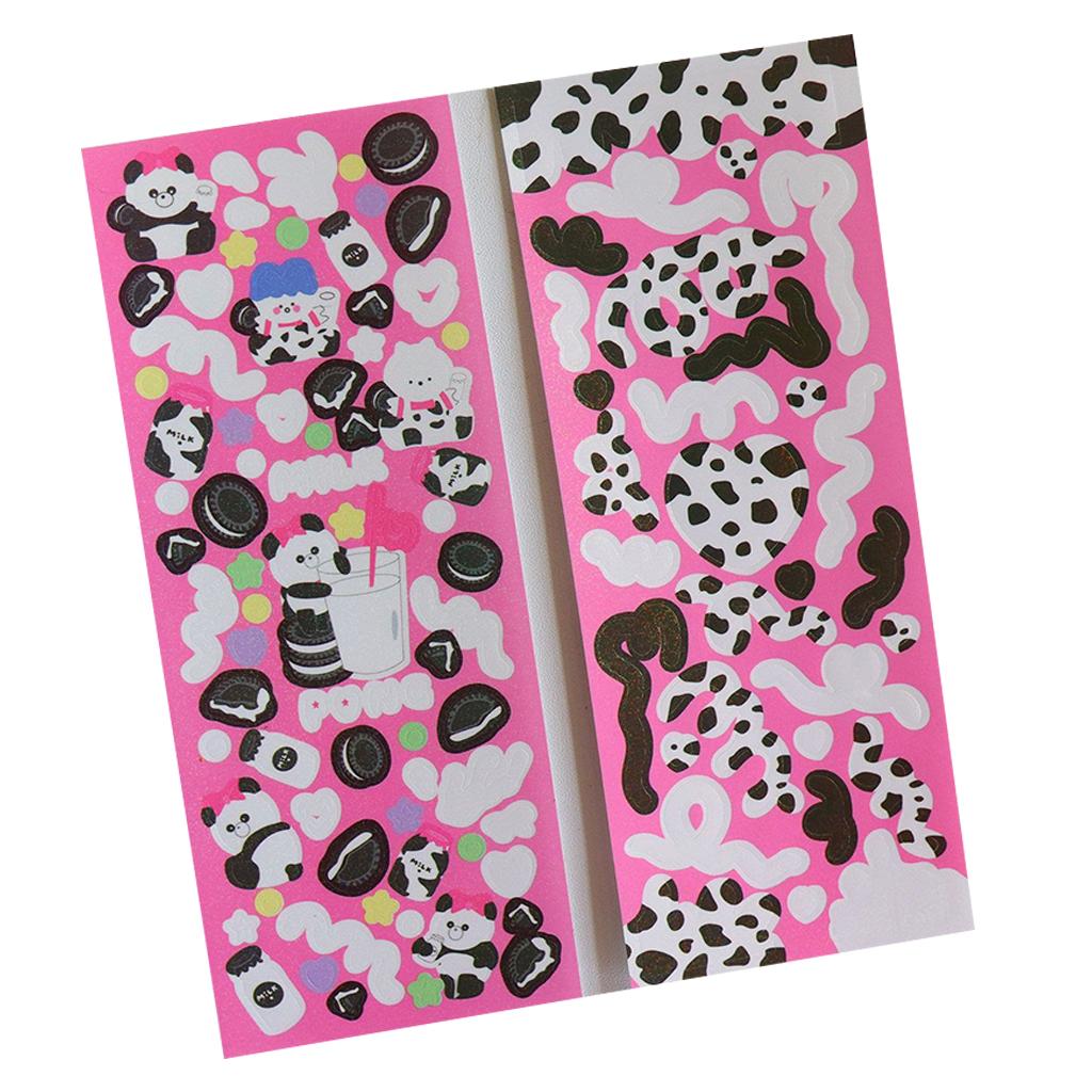 

2x прекрасный мультяшный сон, лазерная наклейка, украшение, настенные наклейки для фото ноутбуков, товары для вечеринок, наклейки для детей, классная награда B