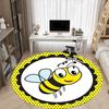1 Stück Bienen-Druck Stuhlteppich für das Büro Maschinenwaschbarer Teppich für das Büro, Gutes Geschenk für Familie oder Freunde yy251225199