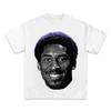Suvised Puuvillased Vintage T-särgid Streetwear Korvpall Kobe Bryant Graafikaga Prinditud Lõdvad Ülesuuruses T-särgid Topid Meeste T-särk Unisex