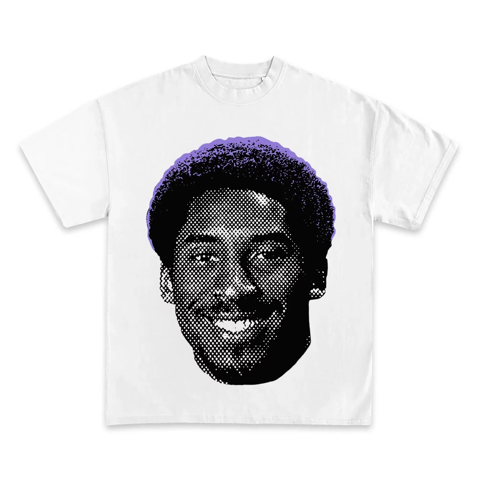 Летние хлопковые винтажные футболки Streetwear Баскетбольные с принтами Kobe Bryant Свободные оверсайз футболки Топы Унисекс Футболка Унисекс M