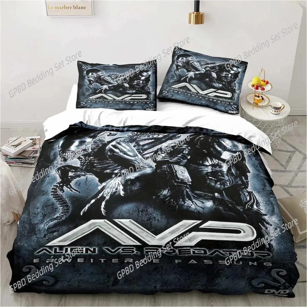 Comforter Alien Vs. Predator Predator Movie Bedding Set Bedroom Soft Modern S Comefortable And