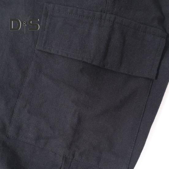 Pánské cargo kalhoty bavlněné směsové jogger kalhoty se stahovací šňůrkou v pase ležérní kalhoty s více kapsami na cestování práci každodenní nošení