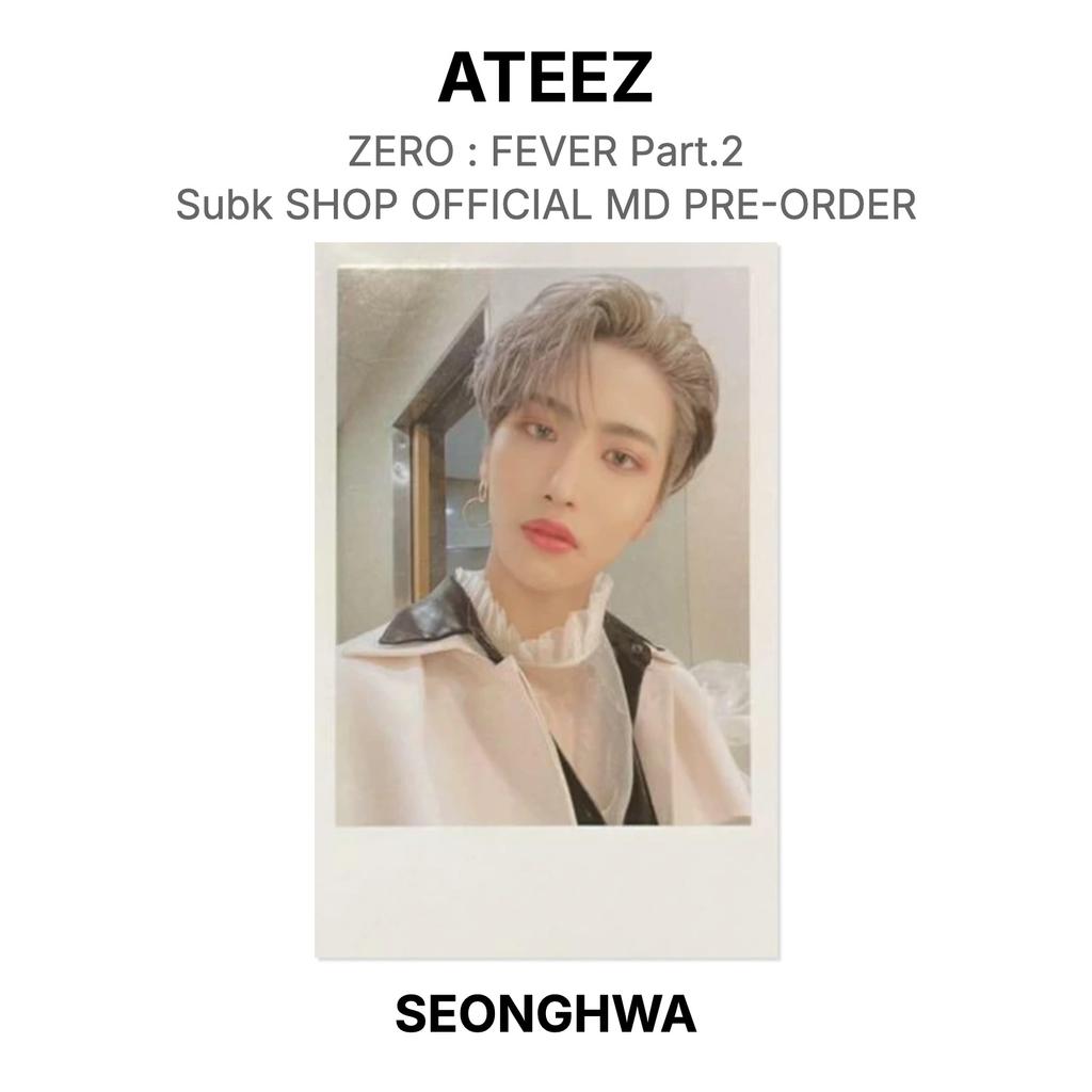 ATEEZ NULL : FEVER Teil 2 Subk SHOP OFFIZIELL MD VORBESTELLUNG Offizielle Fotokarte