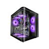 Mars Gaming MC-CURV Caja Gaming Atx Triple Cristal Templado Curvado Doble Cámara USB-C Negro