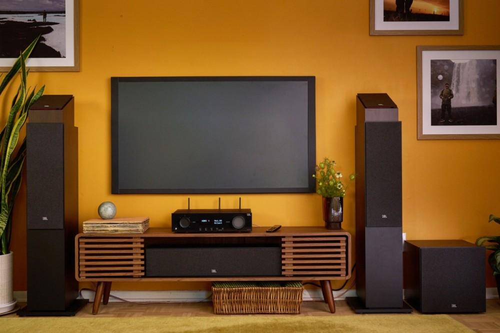 JBL MA710 SÍŤOVÝ 7.2 KANÁLOVÝ AV RECEIVER DOMÁCÍHO KINA 110 W 8K Wi-Fi Bluetooth Dolby Atmos, JBL by HARMAN