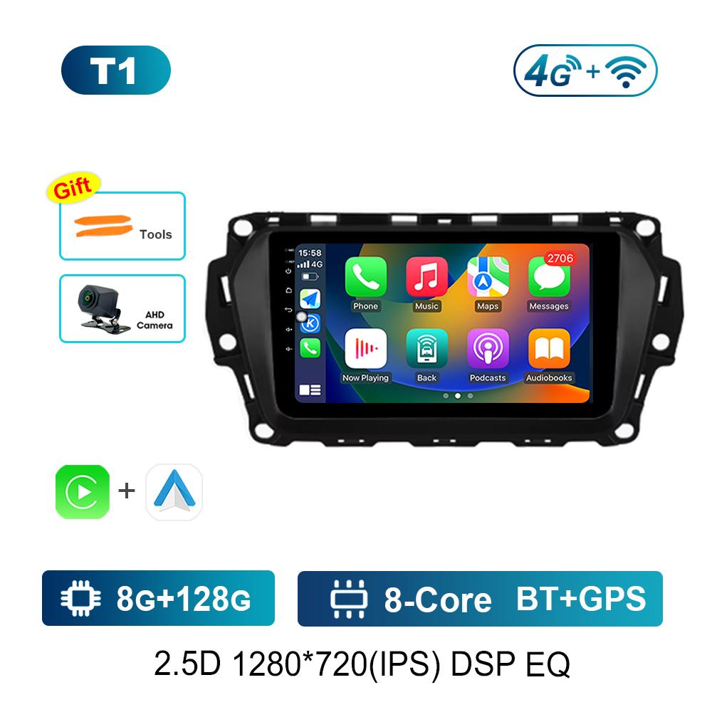 For Great Wall Haval H2 2014 - 2018 Carplay Android OS Car Video Multimedia Player GPS Navi WiFi QLED IPS Screen 4G Head Unit