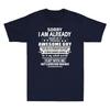 Sorry I Am Already Taken By A Freaking Awesome Guy Husband Retro Unisexs Tshirt