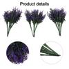 12 Bundles Artificial Flowers Outdoor Fake Shrubs Plants for Home Garden Decor
