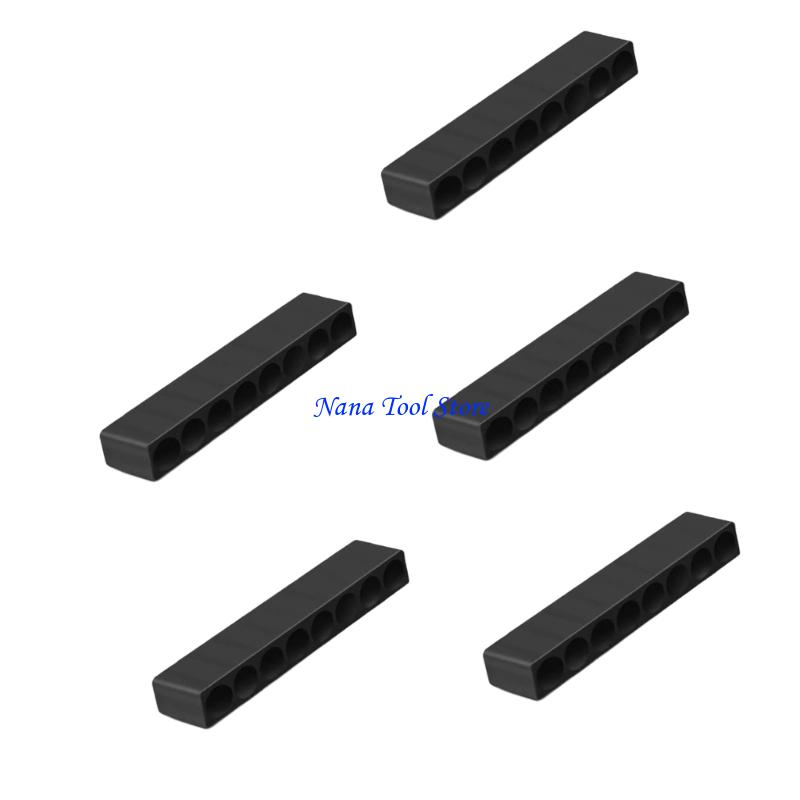 31GJ Multifunctional 6.35mm 1/4" Driver Accessory Container Clear Storage Solution Suitable For Mechanics And DIY Enthusiasts