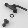 Single Handle Outdoor Water Tap Weatherproof Design Rotating Nozzle Maintenance Without 1/2x3/4 for Garden Hose Connection