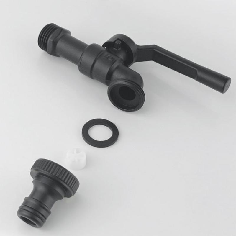 Single Handle Outdoor Water Tap Weatherproof Design Rotating Nozzle Maintenance Without 1/2x3/4 for Garden Hose Connection