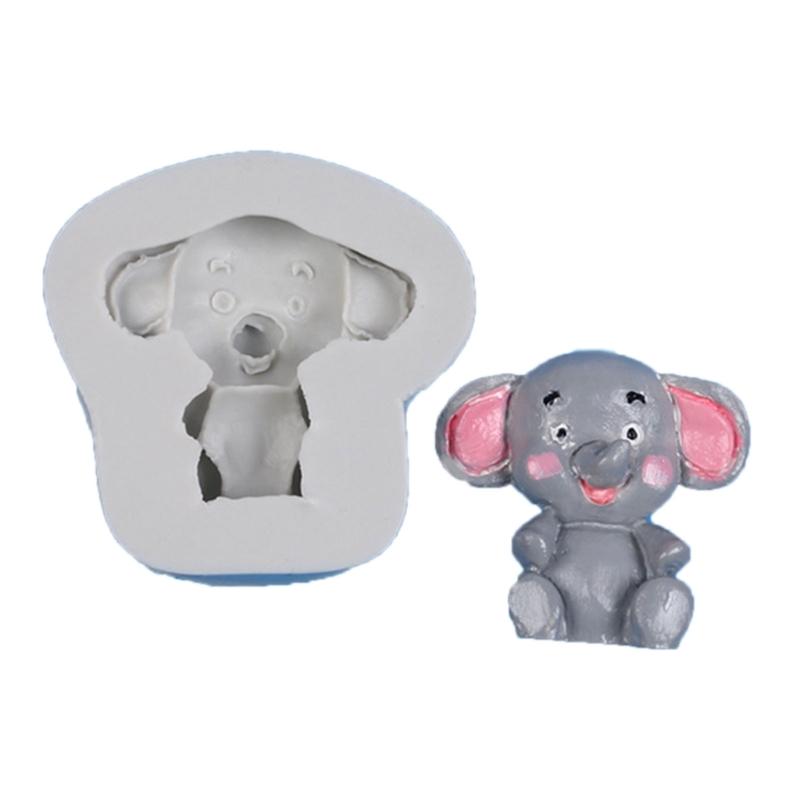 Reusable Silicone Baking Mold With Lovely Animal Design Designing Accent For DIY Dessert Crafts