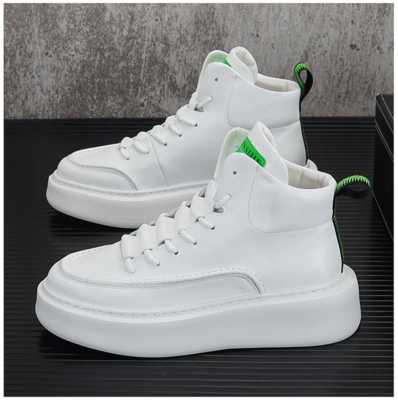 New Men Casual Sneakers Platform Ankle Boots High-top Thick Bottom Sneakers Male Outdoor Basketball Shoes Sport Trainers