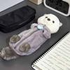 Plush Doll Pencil Case 3D Stuffed Pencil Box Soft Animal Stationery Bag Kids Stationery Bags