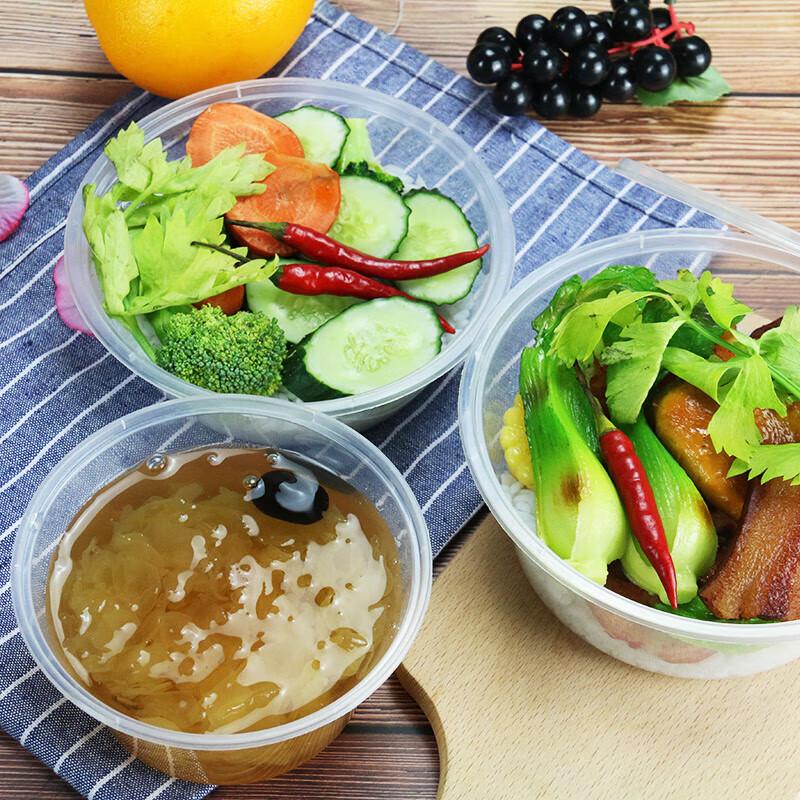 Disposable Round Food Containers with Lids