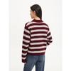 Hotwind Women's Striped Polo Neck Knitted Sweater