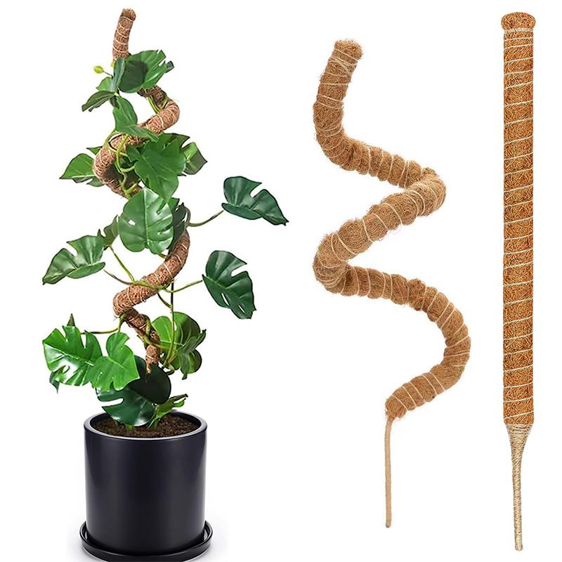 Moss Pole For Plants Monstera,Inch Tall Bendable Moss Poles For Climbing Plants Indoor, Large Handmade Plant Pole Sticks