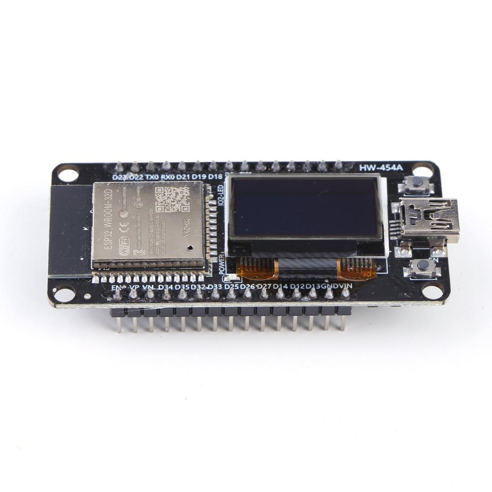 ESP32 ESP--32 WIFI BT Development Board with 0.96 OLED Screen Yellow Blue Display