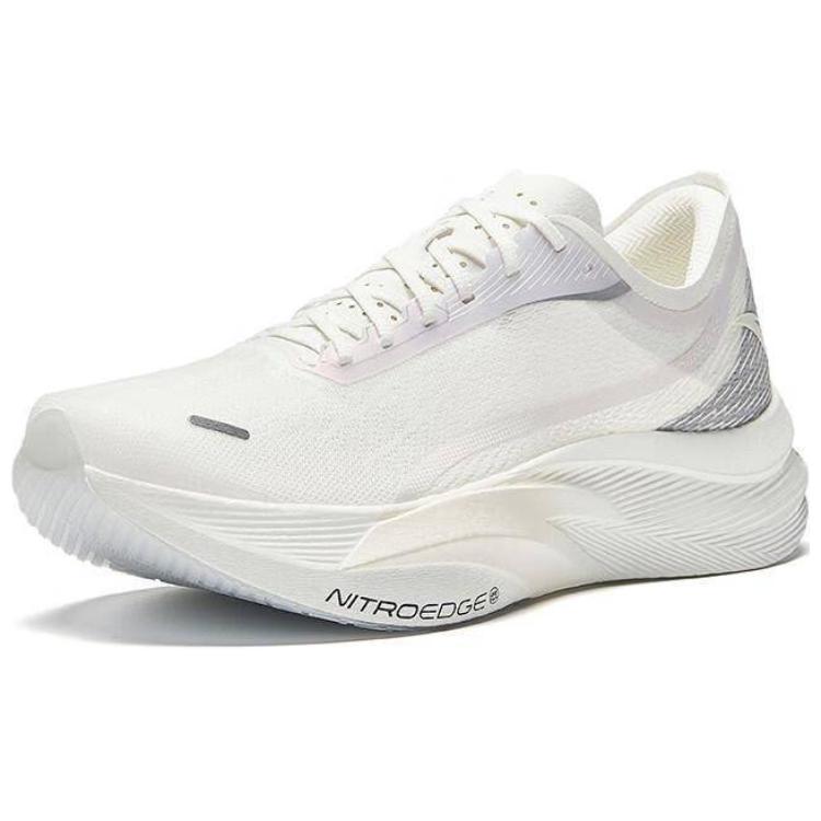 Anta C202 5 GT Comfortable Simple Shock Absorption Non-Slip Low-Top Marathon Running Shoes Men Sneaker White Gray 112425560S-1