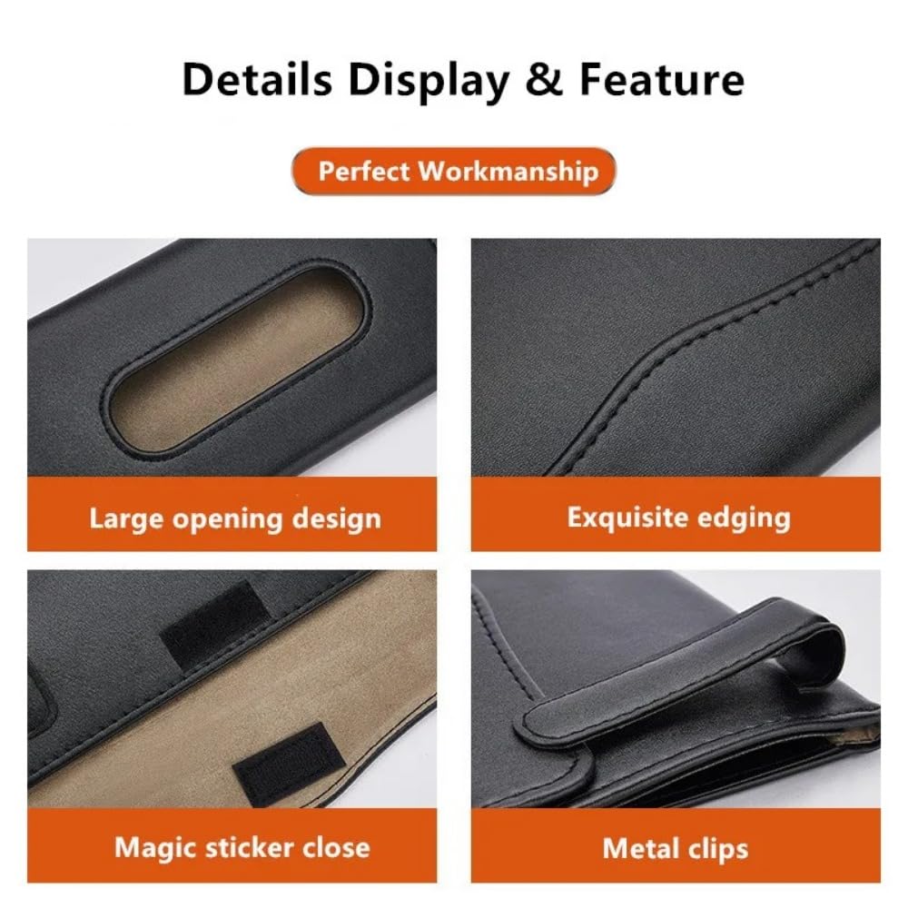 Car Tissue Car Tissue Sunshade Attaches To Made of PU Hanging Car Interior Storage Decoration Box, Case, Mountable, Headrest/Armrest/Dashboard,