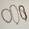 Ankola Red Rope Strap Choker Necklace Women'S Simple Versatile Sweet Cool Babes Fashion Neck Chain Sweater Chain